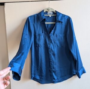 Express Portofino Slim Petite Blouse